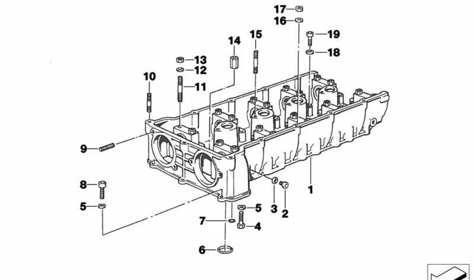 BMW E21 E24 E28 E30… Altıgen Başlı Özel Cıvata 11121319043