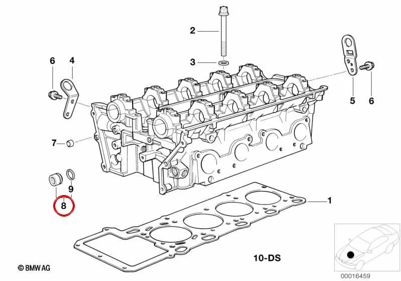 BMW E38 E39 E53 Yağ Çek Valfi 11121706921