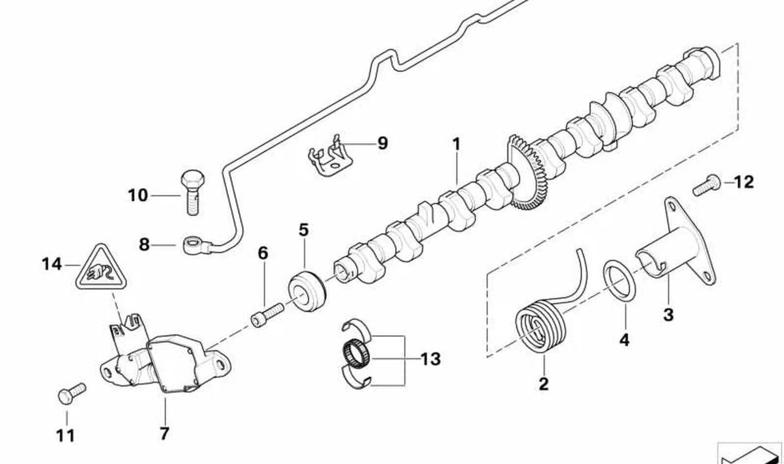 BMW E46 E60 E81 E82… Yağ Borusu 11127501377