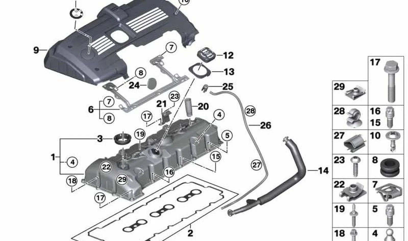 BMW 1 Serisi E81 E82 E87 Klipsli Somun 11127565497