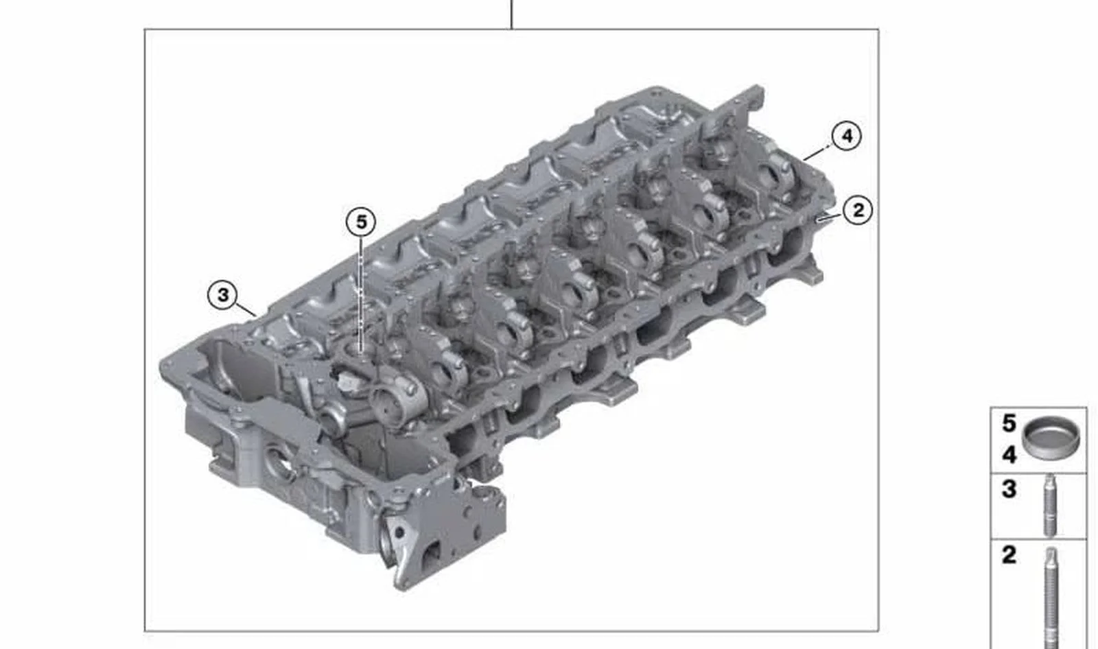 BMW E60 E61 E63 E64… Silindir Kapağı 11127566806