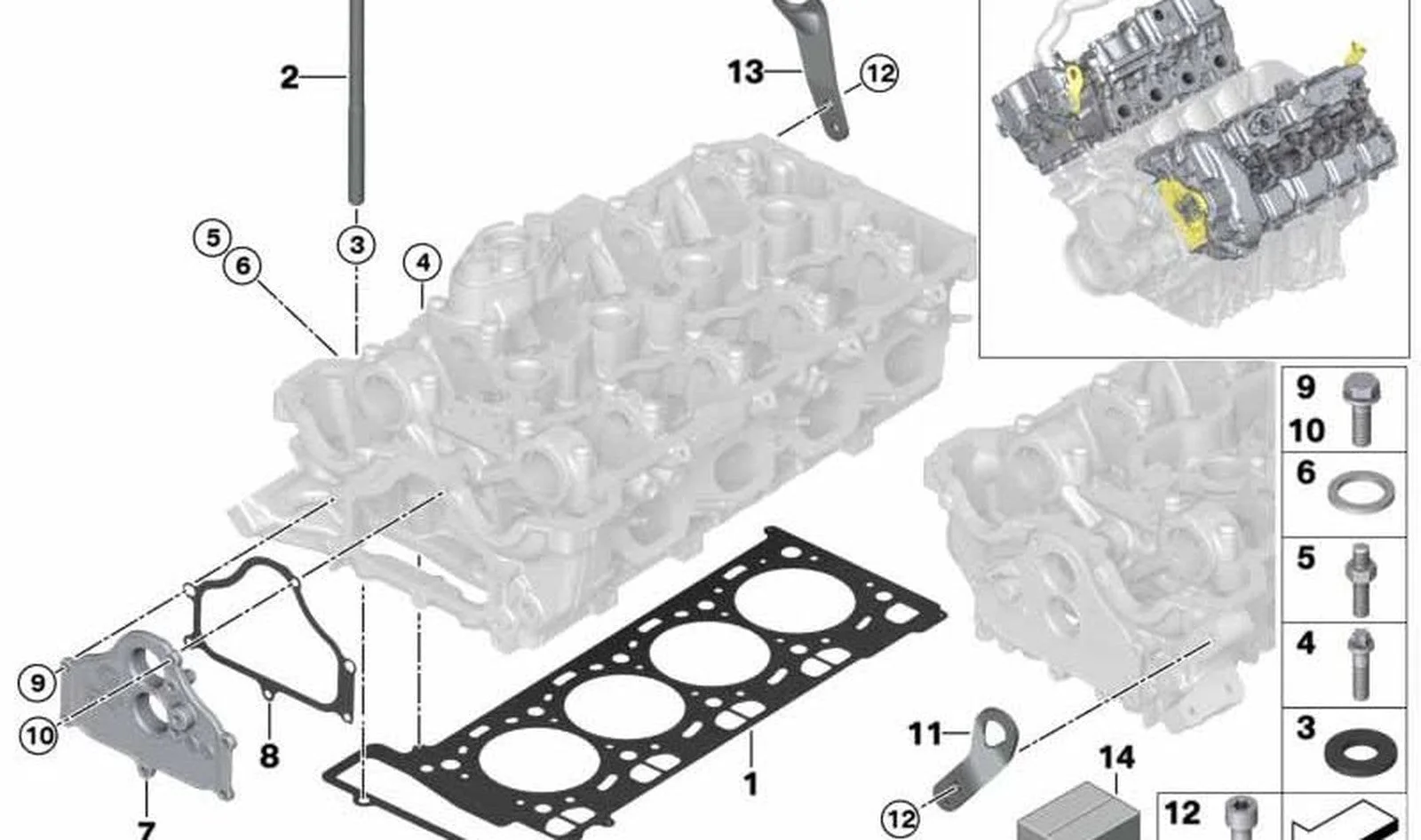 BMW E70 E71 E72 F01… Silindir Kapağı Tespit Flanşı 11127576665