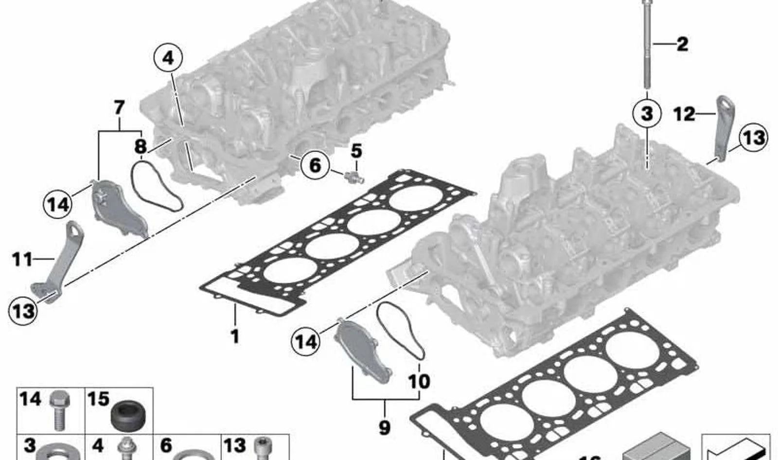 BMW F01 F02 F06 F07… Motor Tespit Flanşı 11127603408