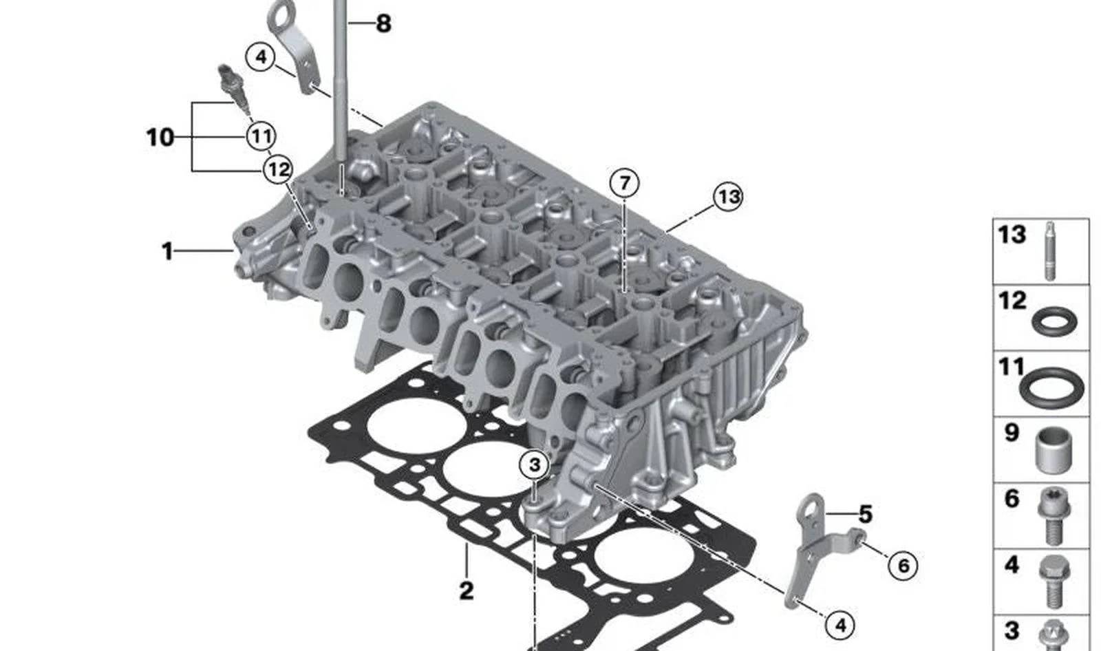 BMW G01 G02 G05 G06… Motor Askı Braketi 11128575651
