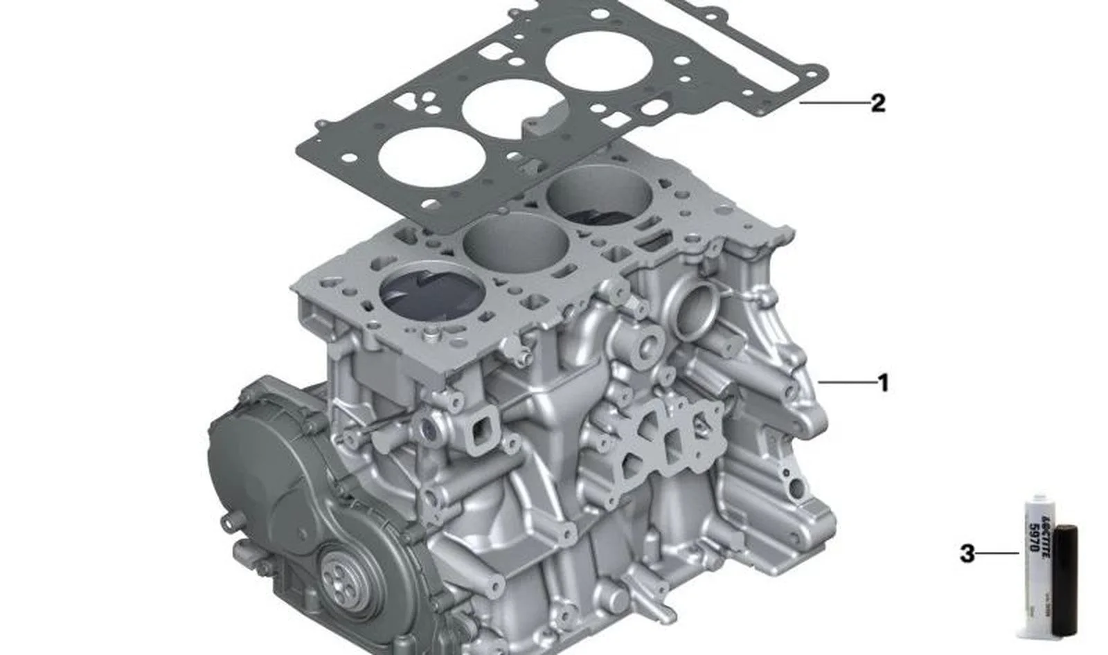 BMW F30 F35 F45 F49… Silindir Kapak Contası 0,70 mm 11128654075