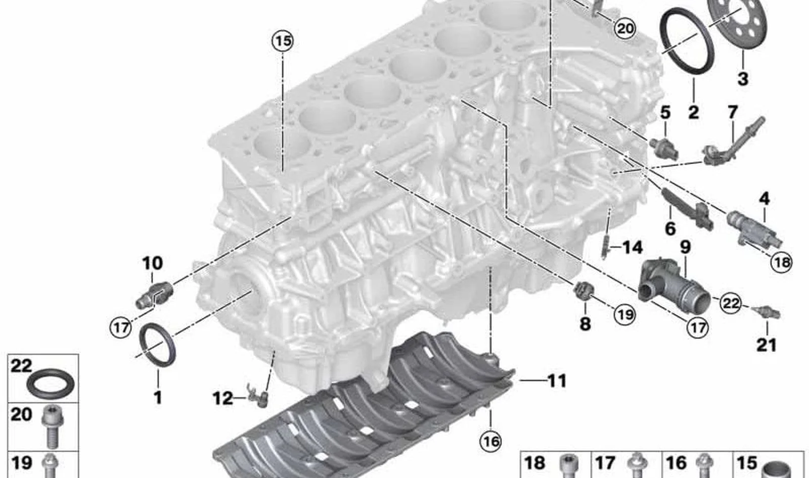 BMW F20 F21 F22 F23… Yağ Soğutucu Braketi 11137643045