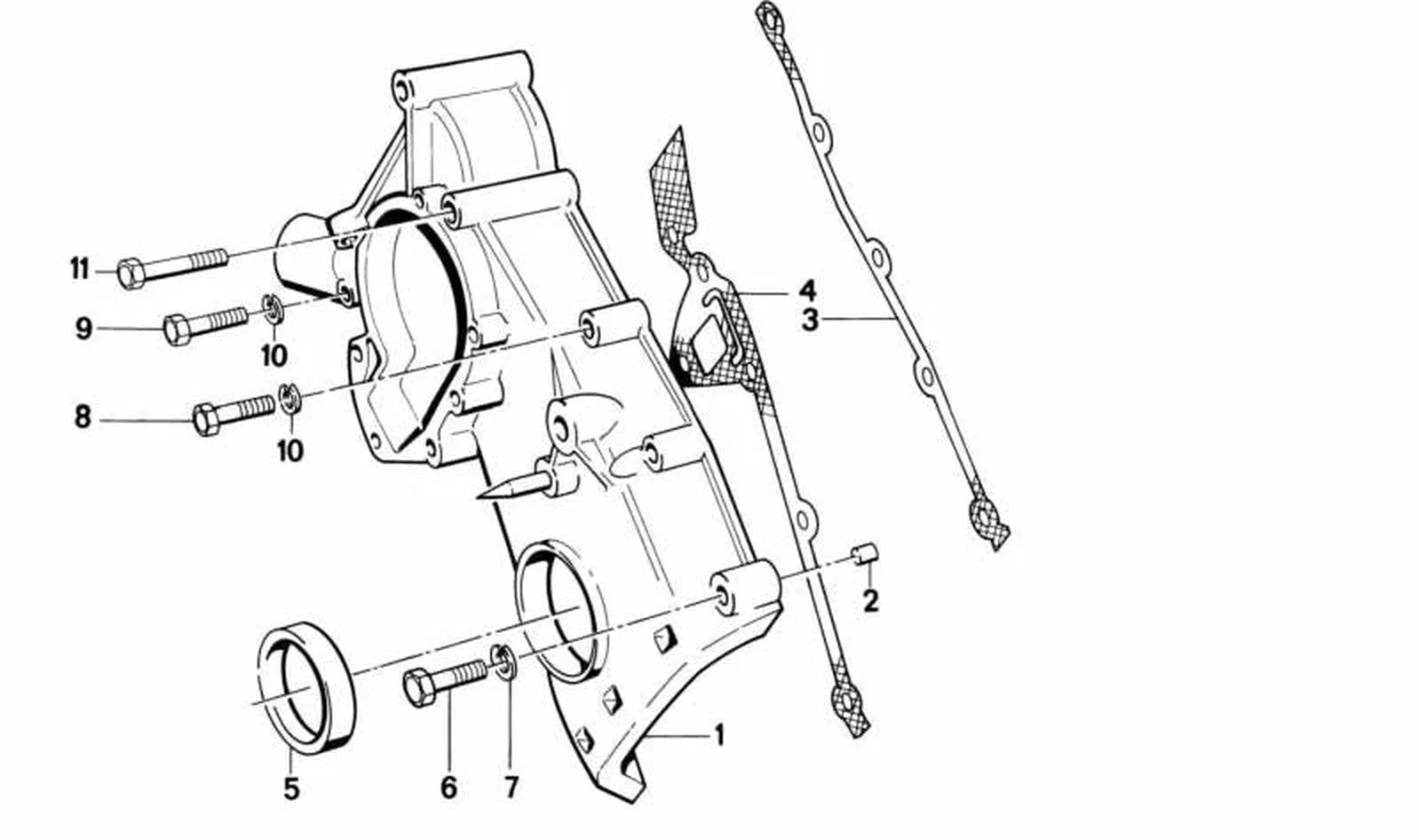 BMW E30 E34 E36 E39… Sağ Sızdırmazlık Contası 11141305867