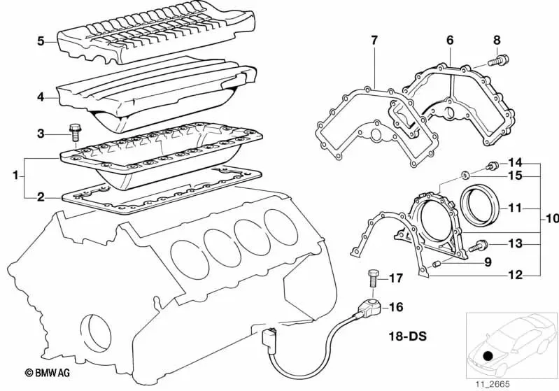 BMW E31 E32 E34 E38… Conta Pulu 11141435968