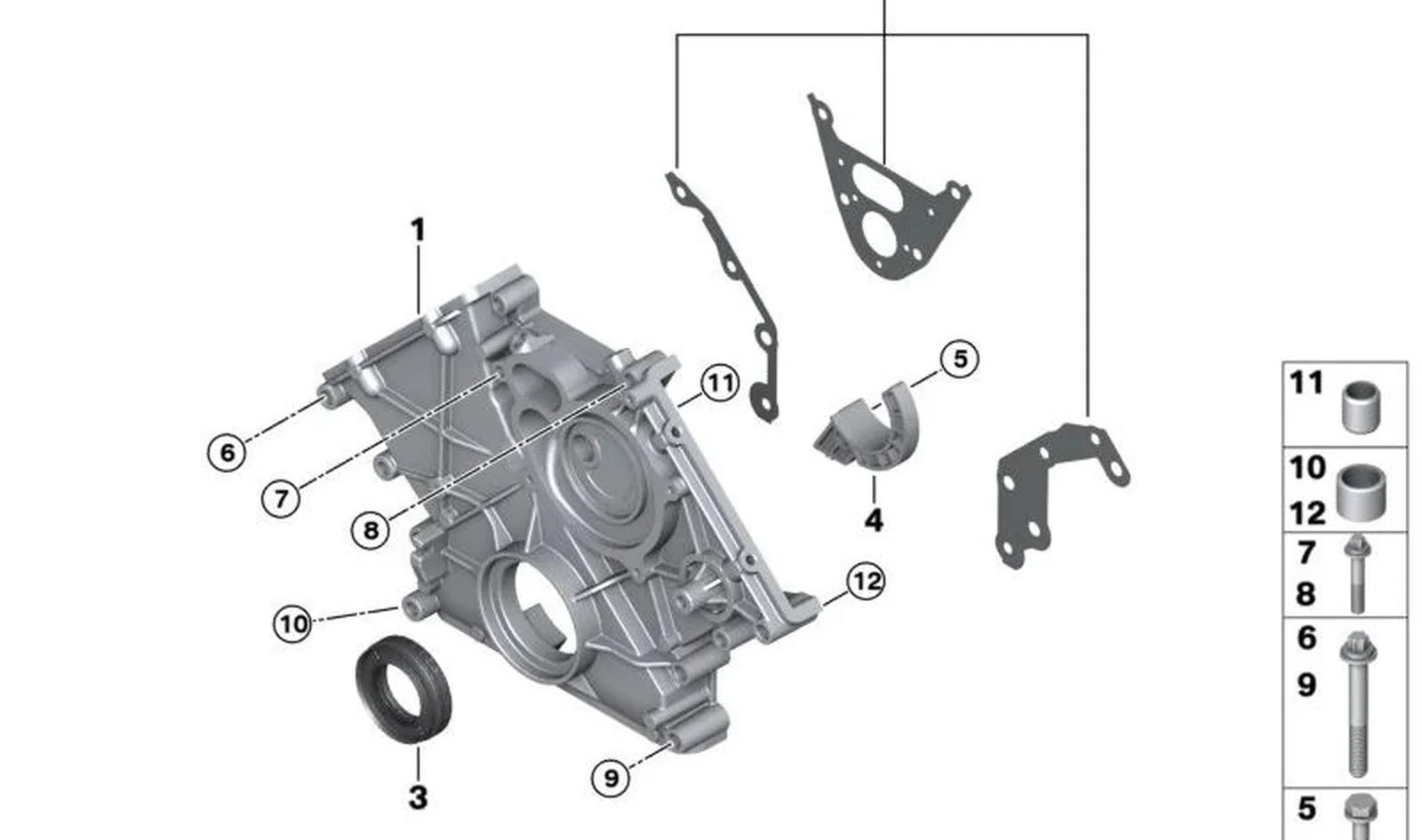 BMW G05 G06 G07 G11… Triger Kutusu Kapağı 11147649038