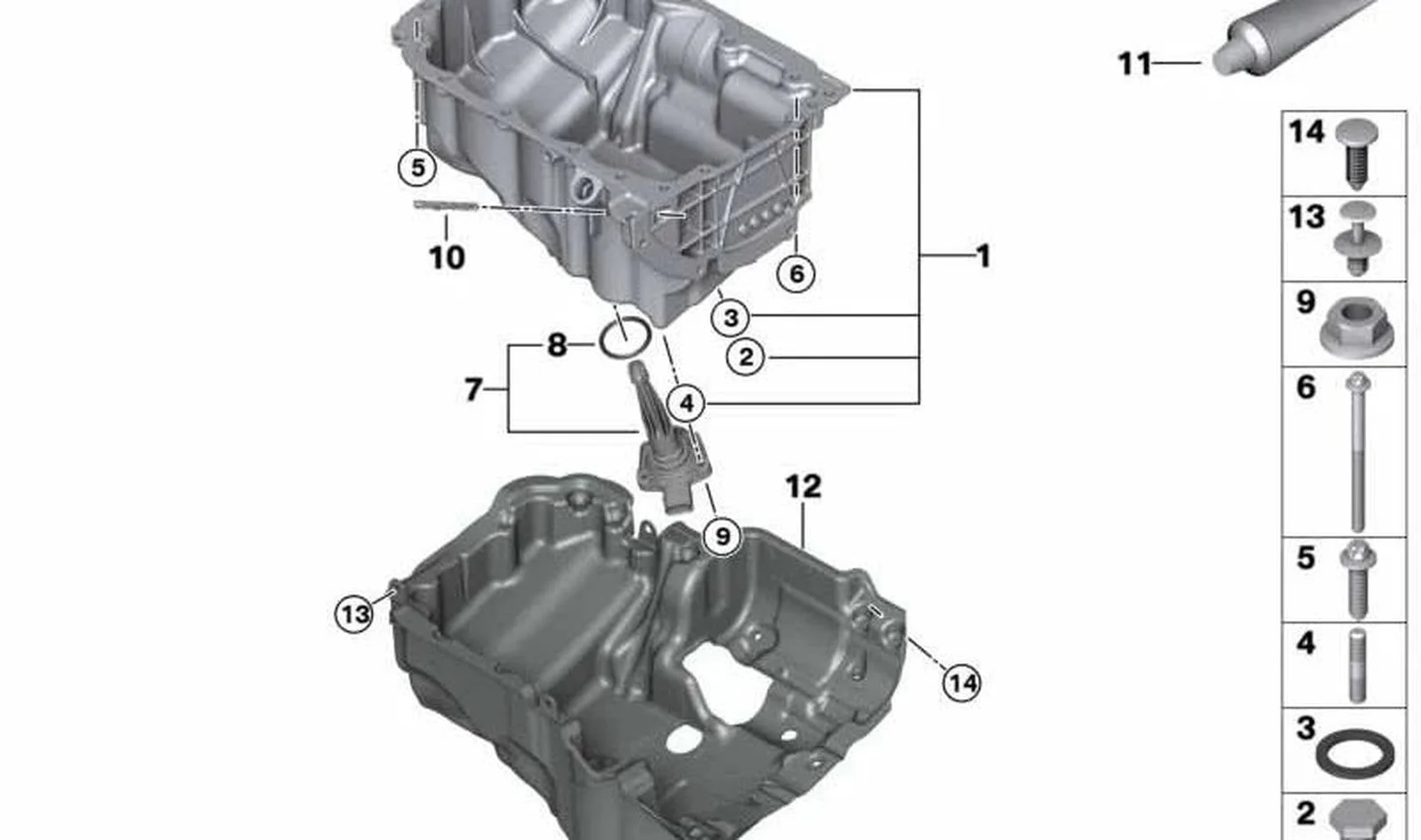 BMW F20 F21 F22 F23… Motor Akustik Kapağı 11148511645