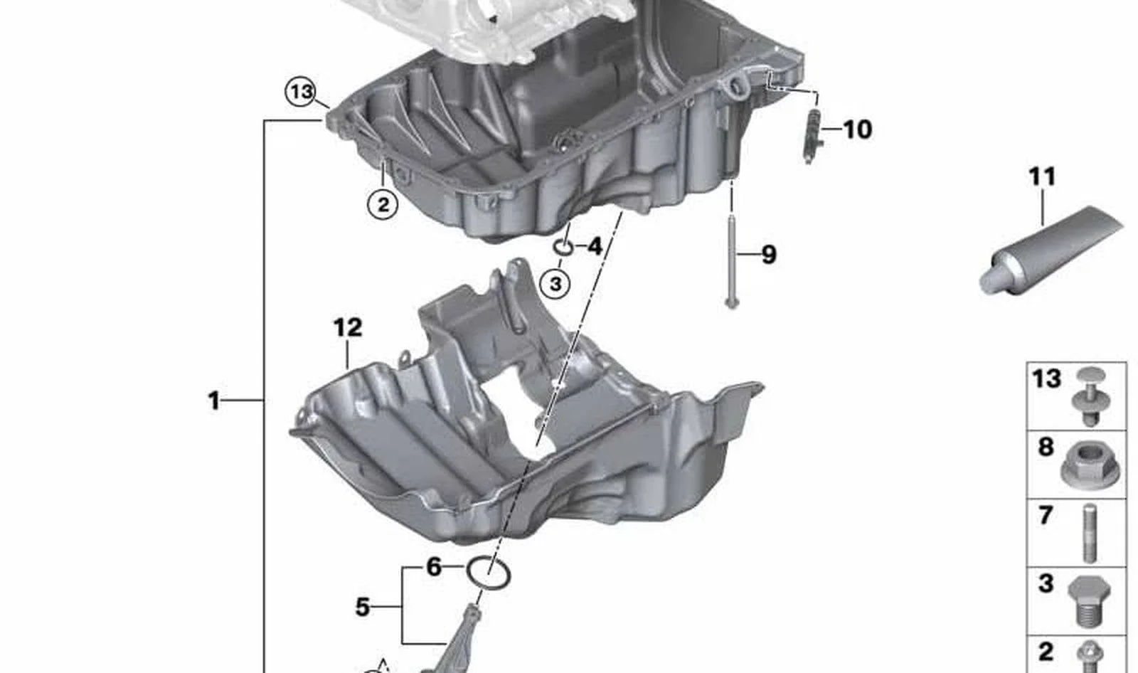 BMW F10 F11 F20 F21… Motor Akustik Kapağı 11148514330