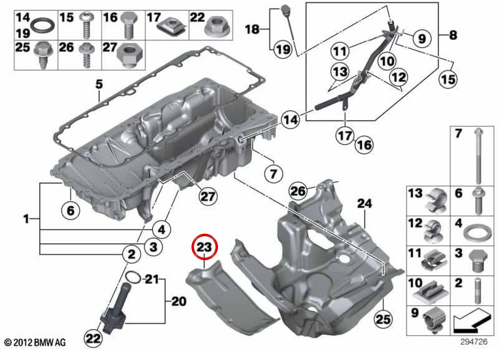 BMW E70 E71 Motor Akustik Kapağı 11148515771