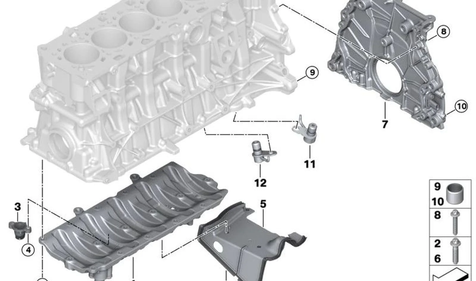 BMW F97 F98 G01 G02… Triger Zinciri Kapak Tapası 11148687455