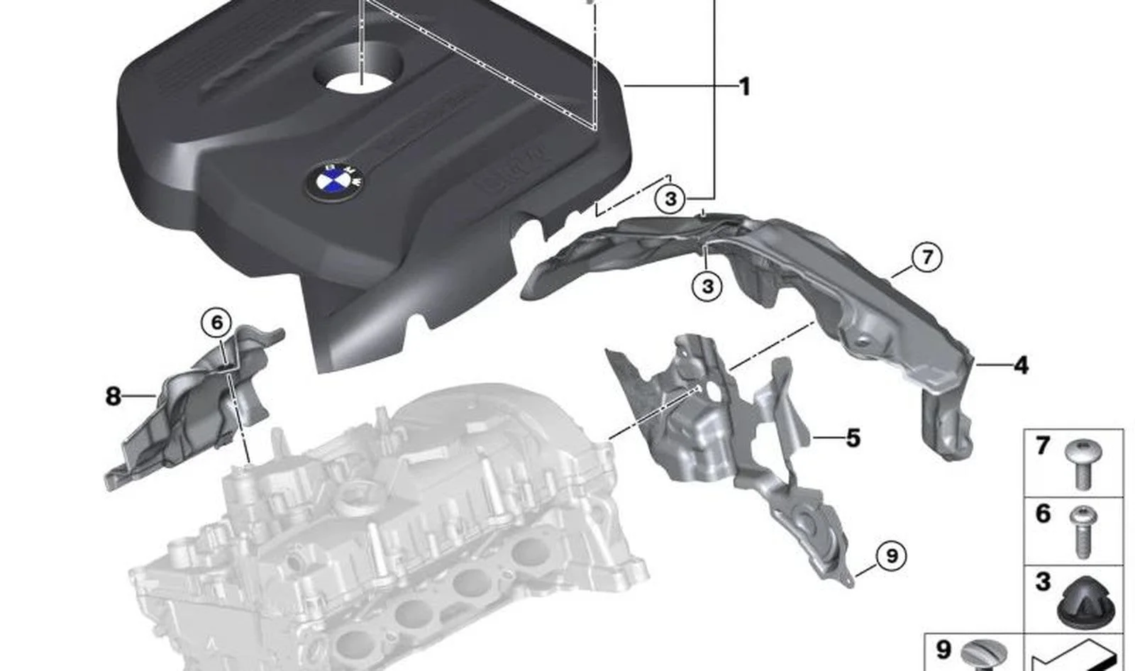 BMW F22 F23 G01 G02… Isı Koruma Sacı 11148696047