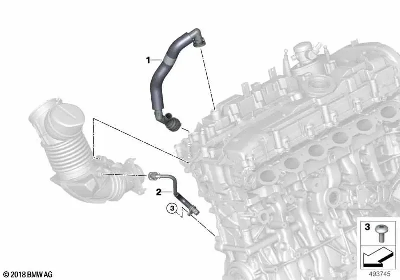BMW G05 G06 G07 G11… Isıtmalı Havalandırma Borusu 11157933327