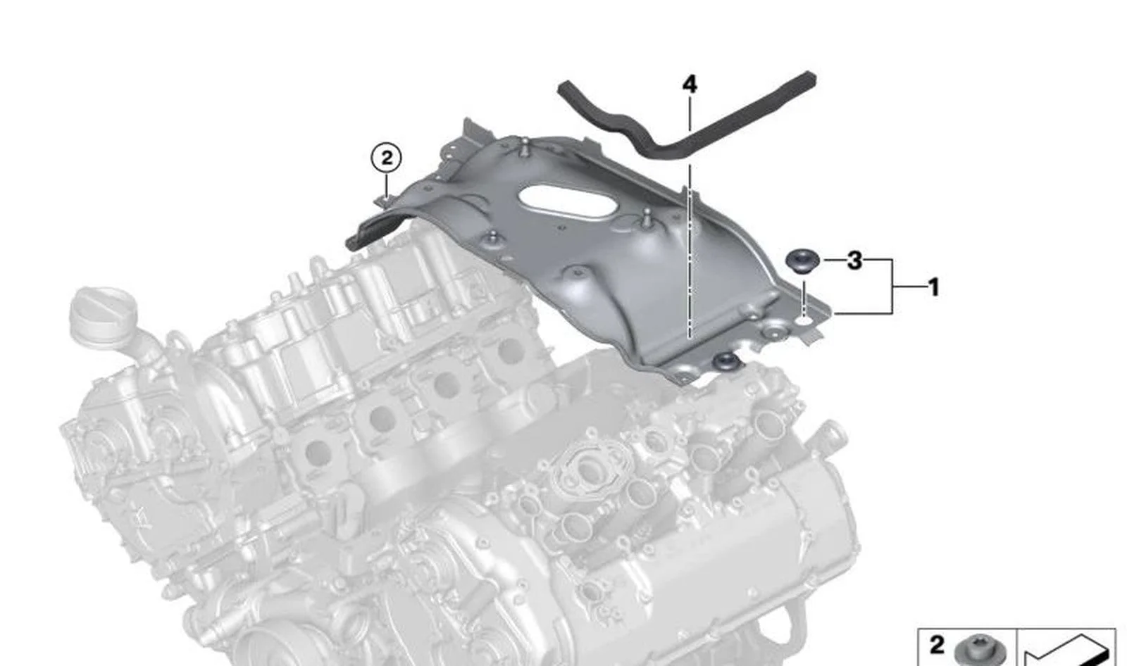 BMW G11 G12 G14 G15… V Bağlantı Braketi 11158697282