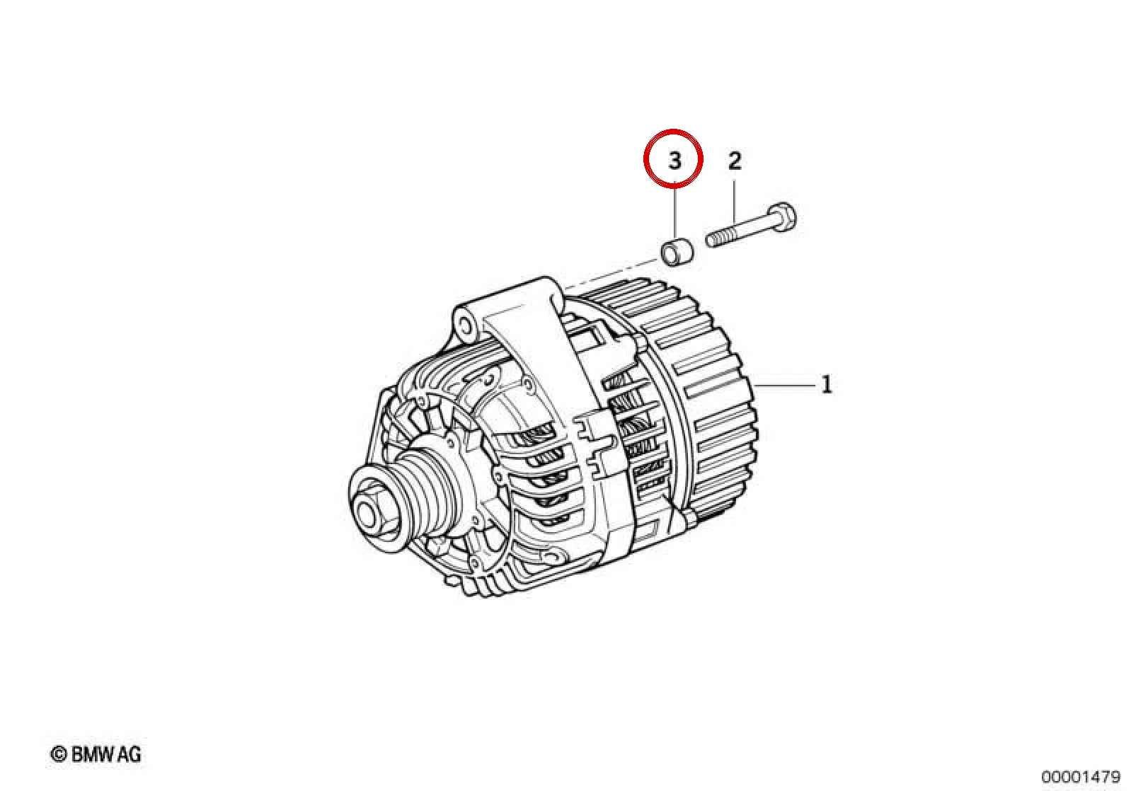 BMW E34 E36 Motor Destek Burcu 11162243679