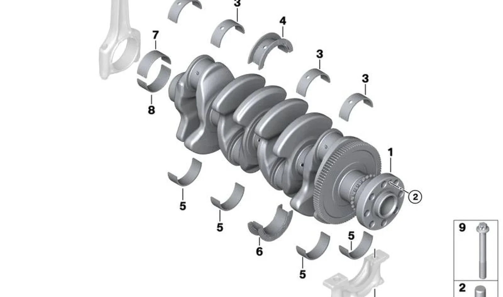 BMW F20 F21 F22 F23… Krank Mili 11218678989
