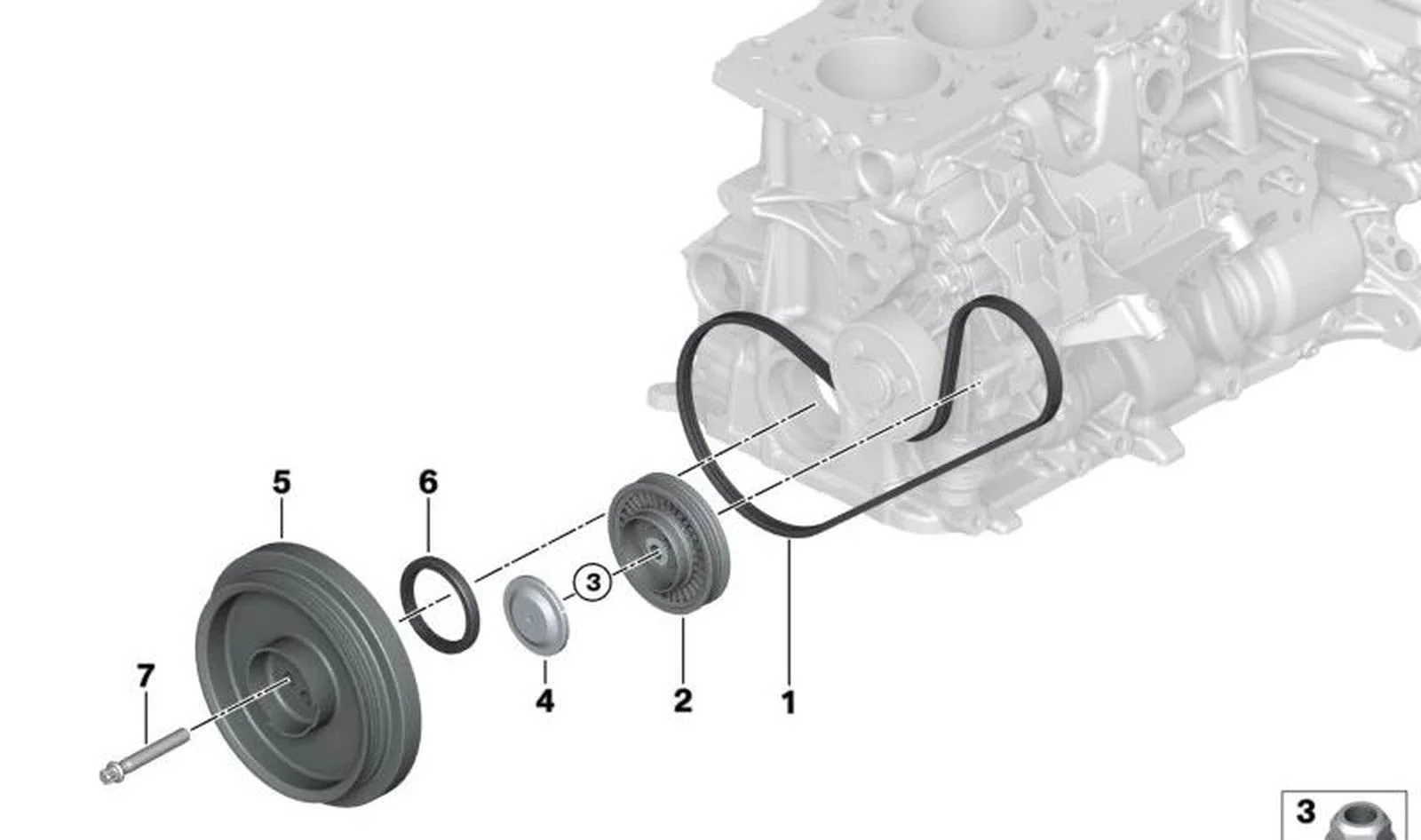 BMW F30 G01 G11 G12… Krank Kasnağı Titreşim Damperi 11239845829