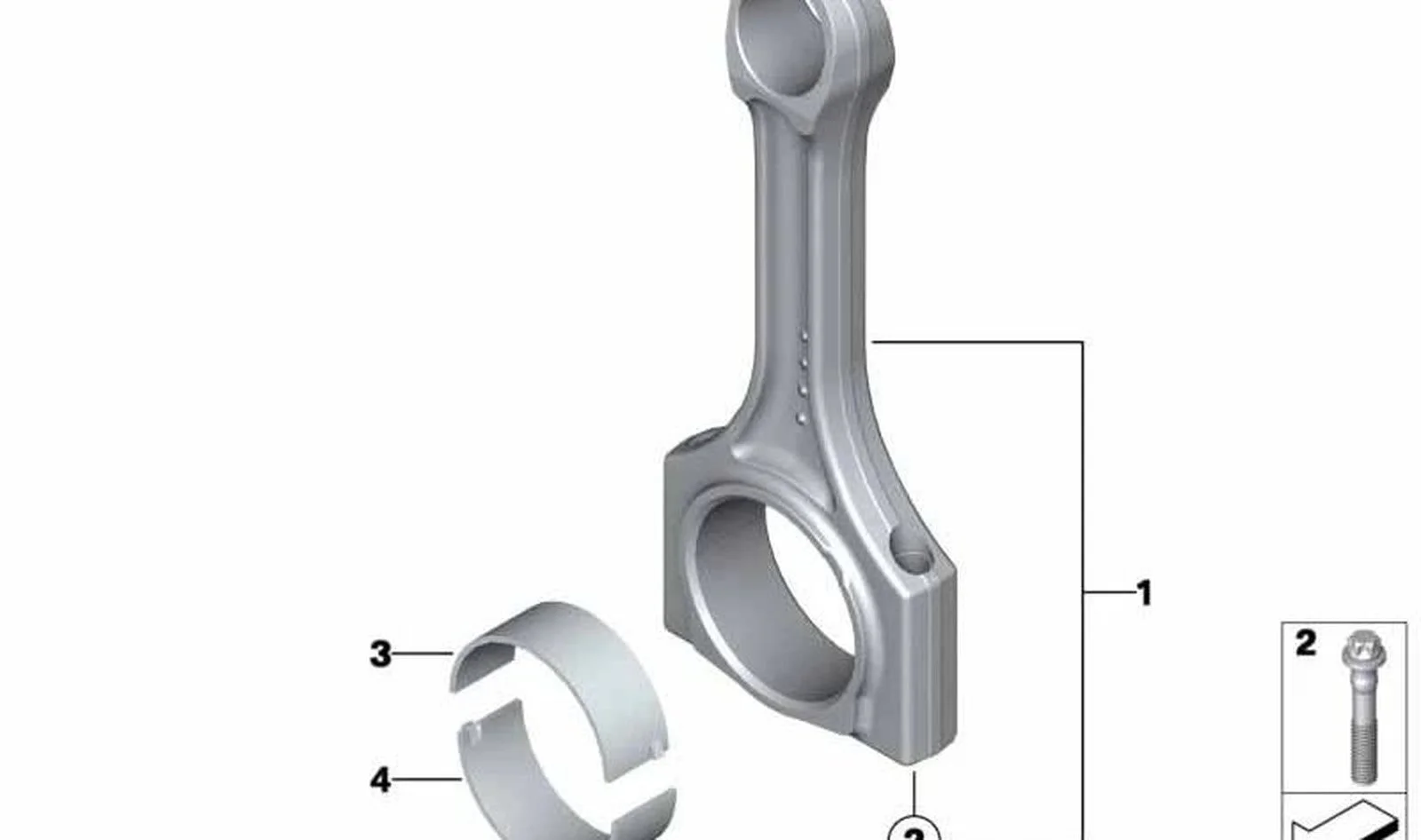 BMW E60 E61 E63 E64… Biyel Takımı 11247589540