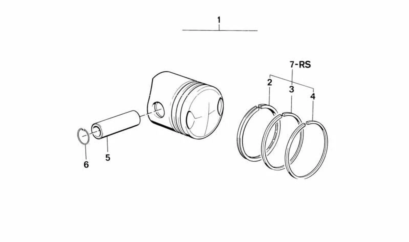 BMW E24 E28 E30 E32… Piston Pimi Emniyet Segmanı 11251265623
