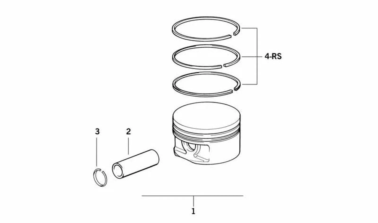 BMW E31 E38 Sağ Sıra Piston 85,238 mm 11251436084