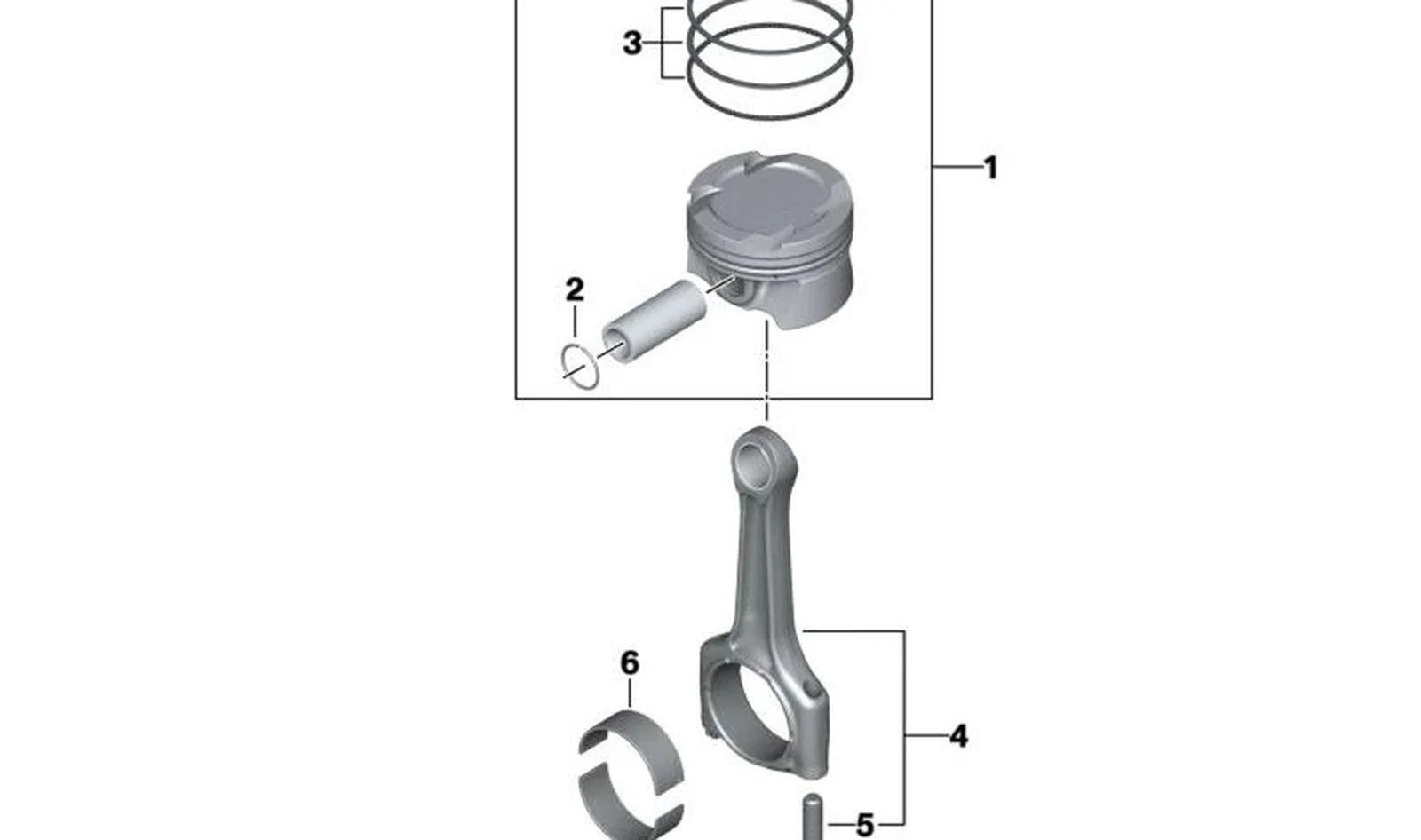 BMW G01 G02 G05 G06… 84,00 mm Motor Pistonu 11258598757