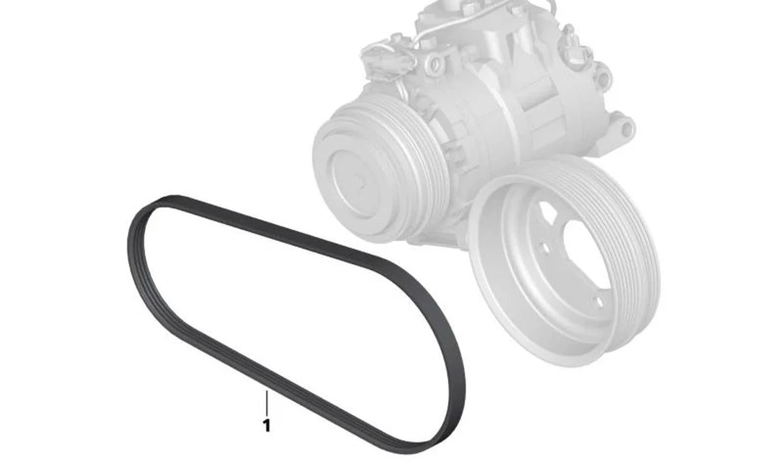 BMW F06 F10 F12 F13 Çok Kanallı Kayış 11287843247