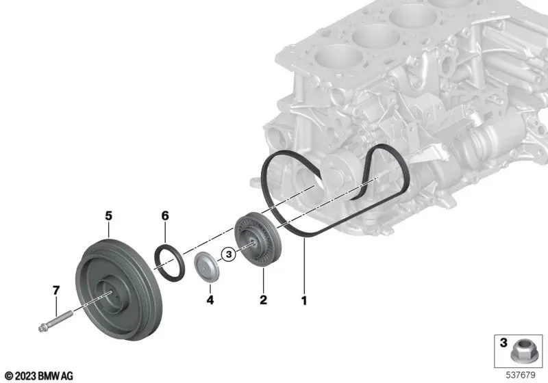 BMW F30 G01 G11 G12… Mekanik Kayış Gergisi 11289559775