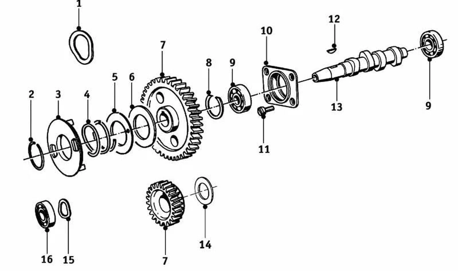 BMW E30 E32 E34 E36… Motor Dişlisi Pulu 1,5 mm 11310010520