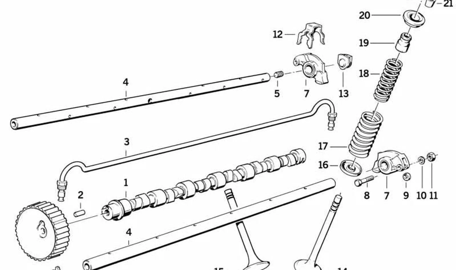 BMW E21 E24 E28 E30… Eksantrik Mili 11311276441