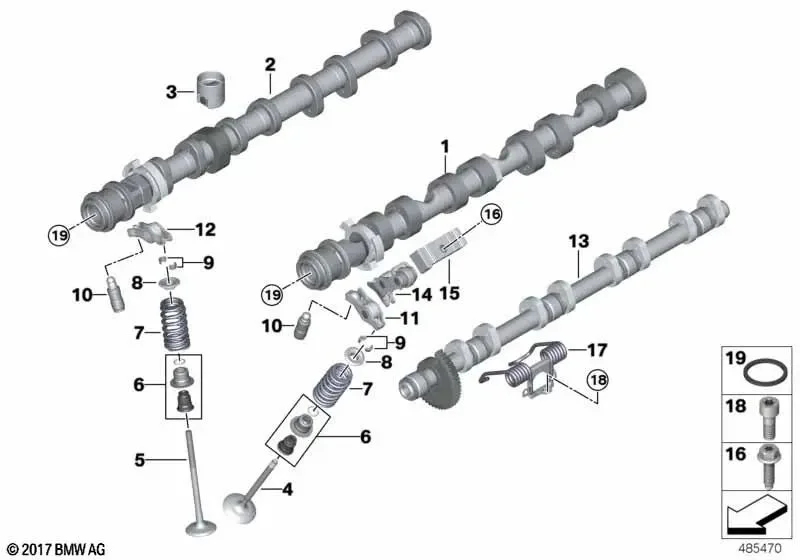 BMW F90 G11 G12 G14… Emme Eksantrik Mili 11318600426