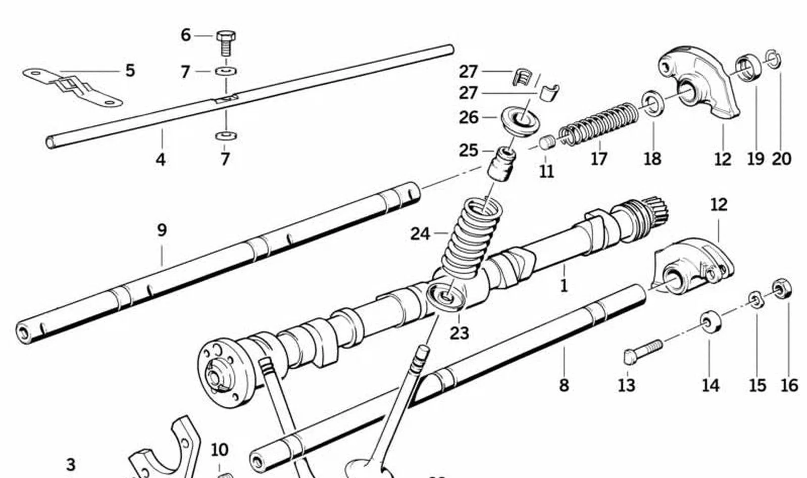 BMW E21 E24 E28 E30 Supap Yay Tablası 11341252899