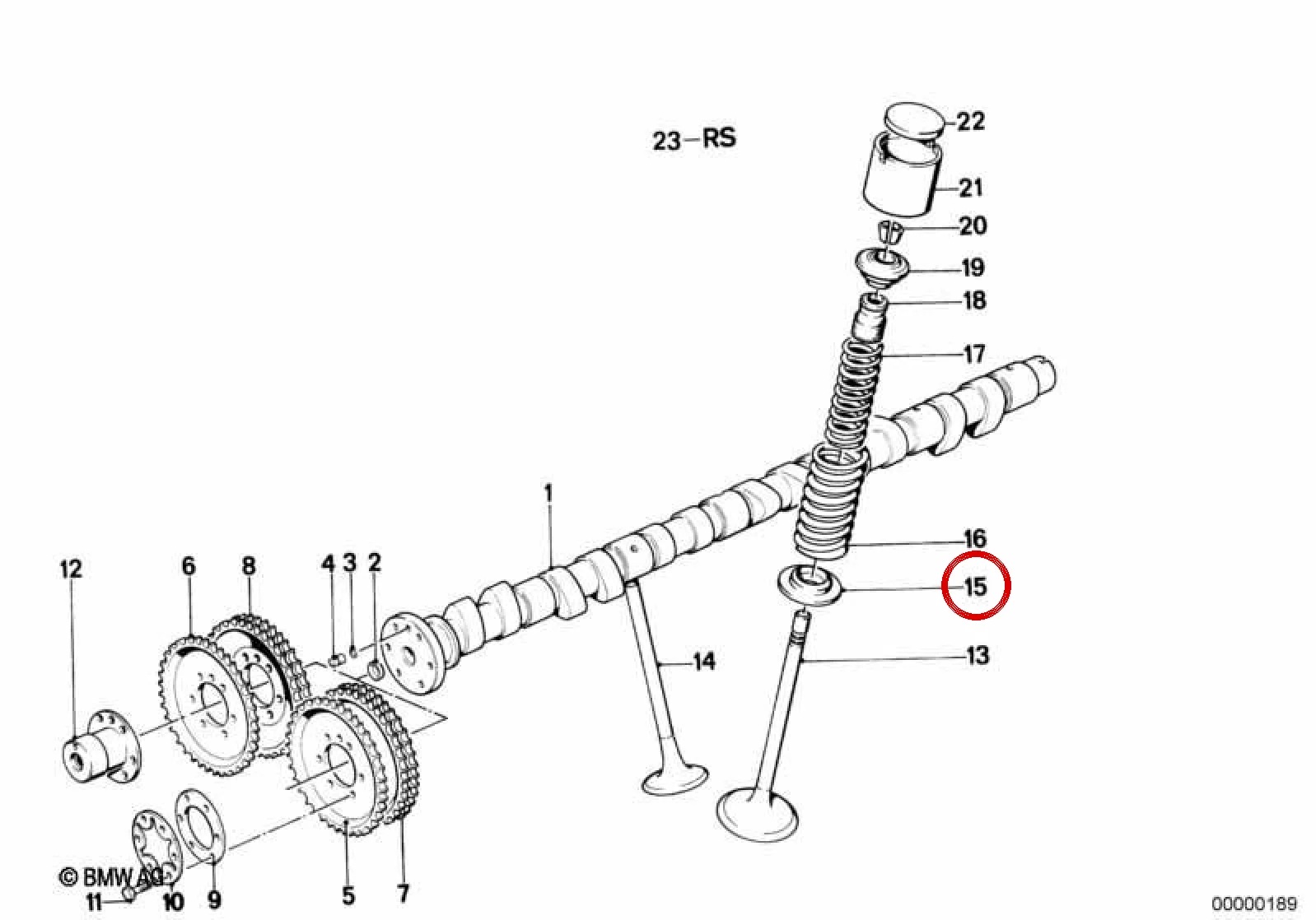 BMW E24 E28 İtici Yay Tablası 11341309571