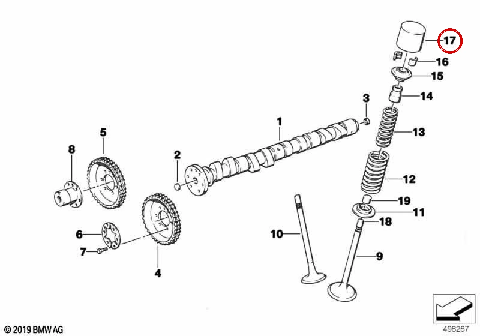 BMW E24 E28 E30 E34… Supap Taketi 37,5 mm 11341319474