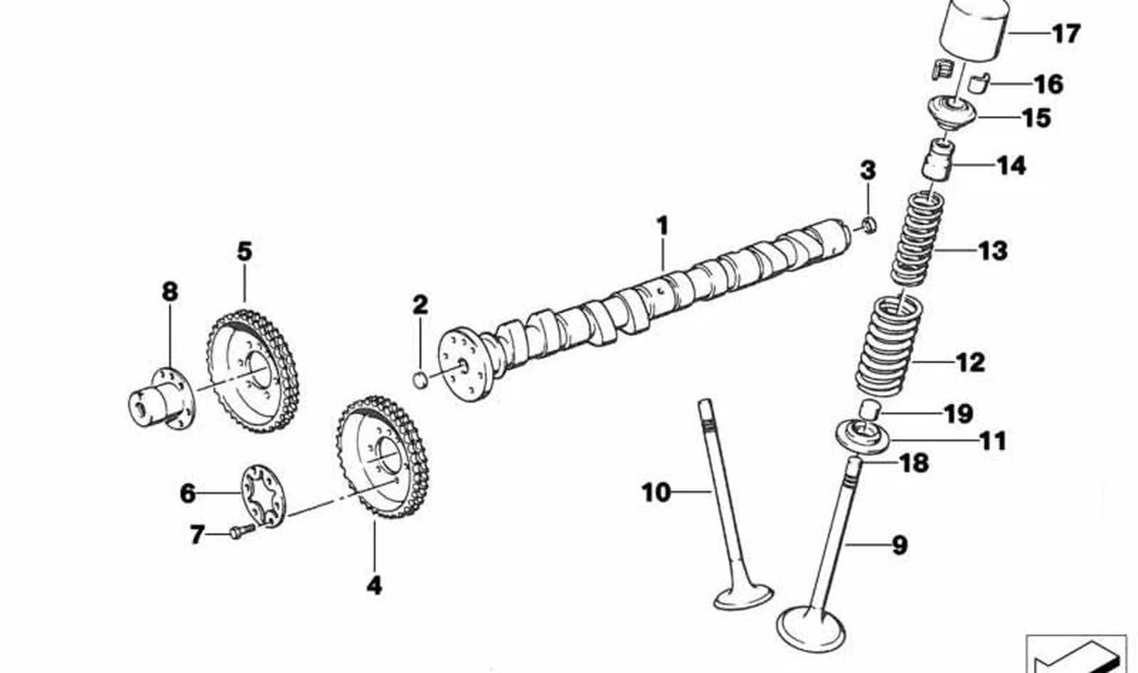 BMW E36 E46 E60 E90… Alt Supap Yay Tablası 11341415866