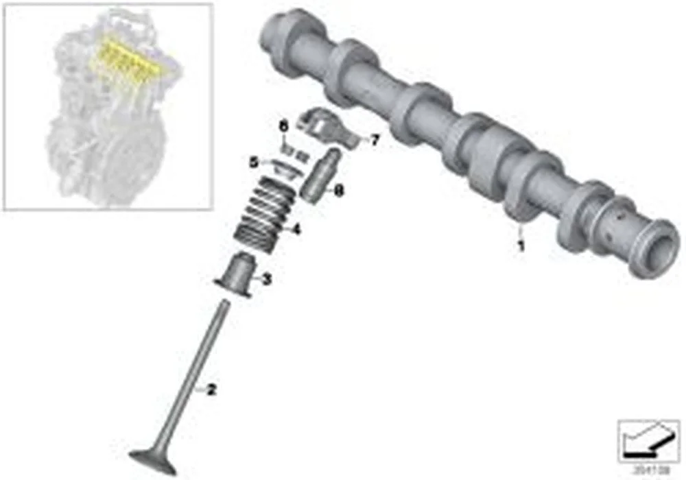 BMW F20 F21 F30 F56… Supap Yayı 11347618835