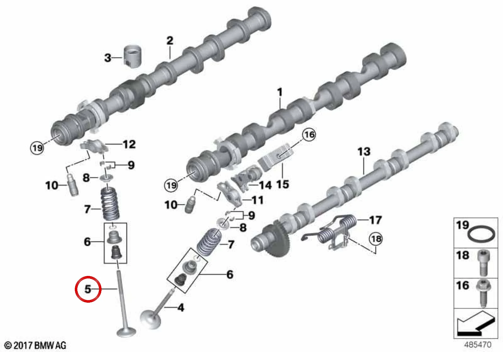 BMW F90 F91 F92 F93 Egzoz Supabı 11349453892
