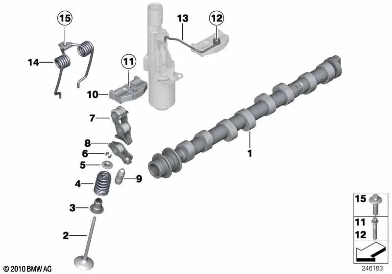 BMW E81 E87 F10 F20… Supap Mekanizması Ara Kolu 11377628303