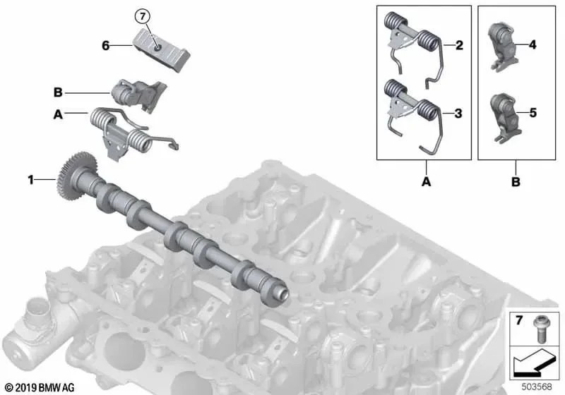 BMW F20 F21 F30 F32… S Profilli Valvetronic Ara Kolu 11377640011