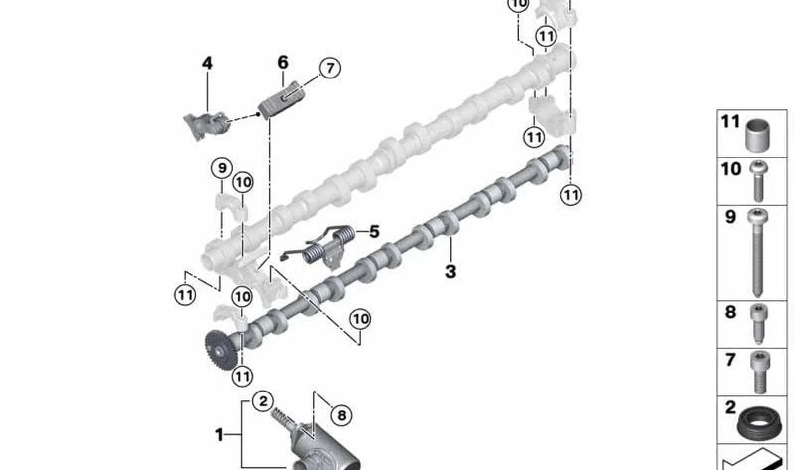 BMW F97 F98 G20 G21 Supap Mekanizması Ara Kolu 11378094958
