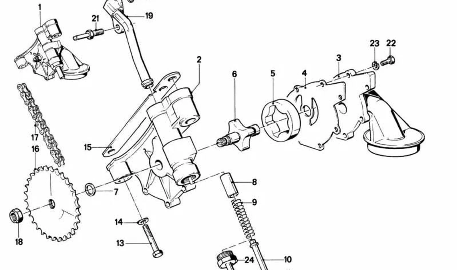 BMW E21 E28 E30 Yağ Pompası Basınç Borusu 11411256970