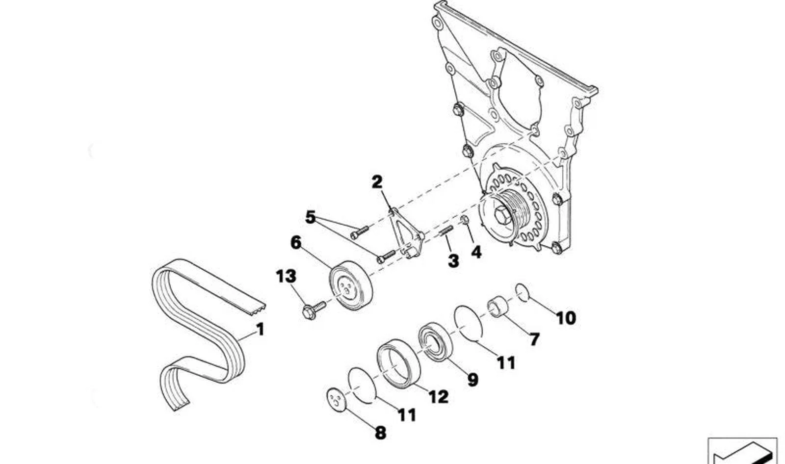 BMW E30 E31 E32 E34… Sabit Bilyalı Rulman 11411415784
