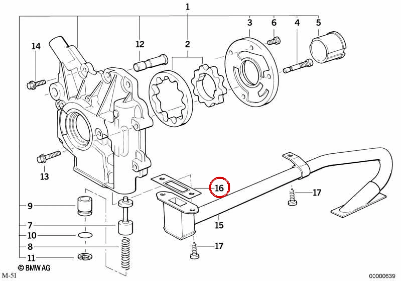 BMW E34 E36 E38 E39… Asbestsiz Yağ Pompası Contası 11412245177