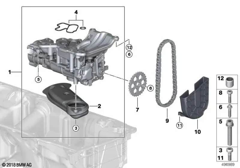 BMW F97 F98 G20 G21 Koruyucu Kapak 11418053439