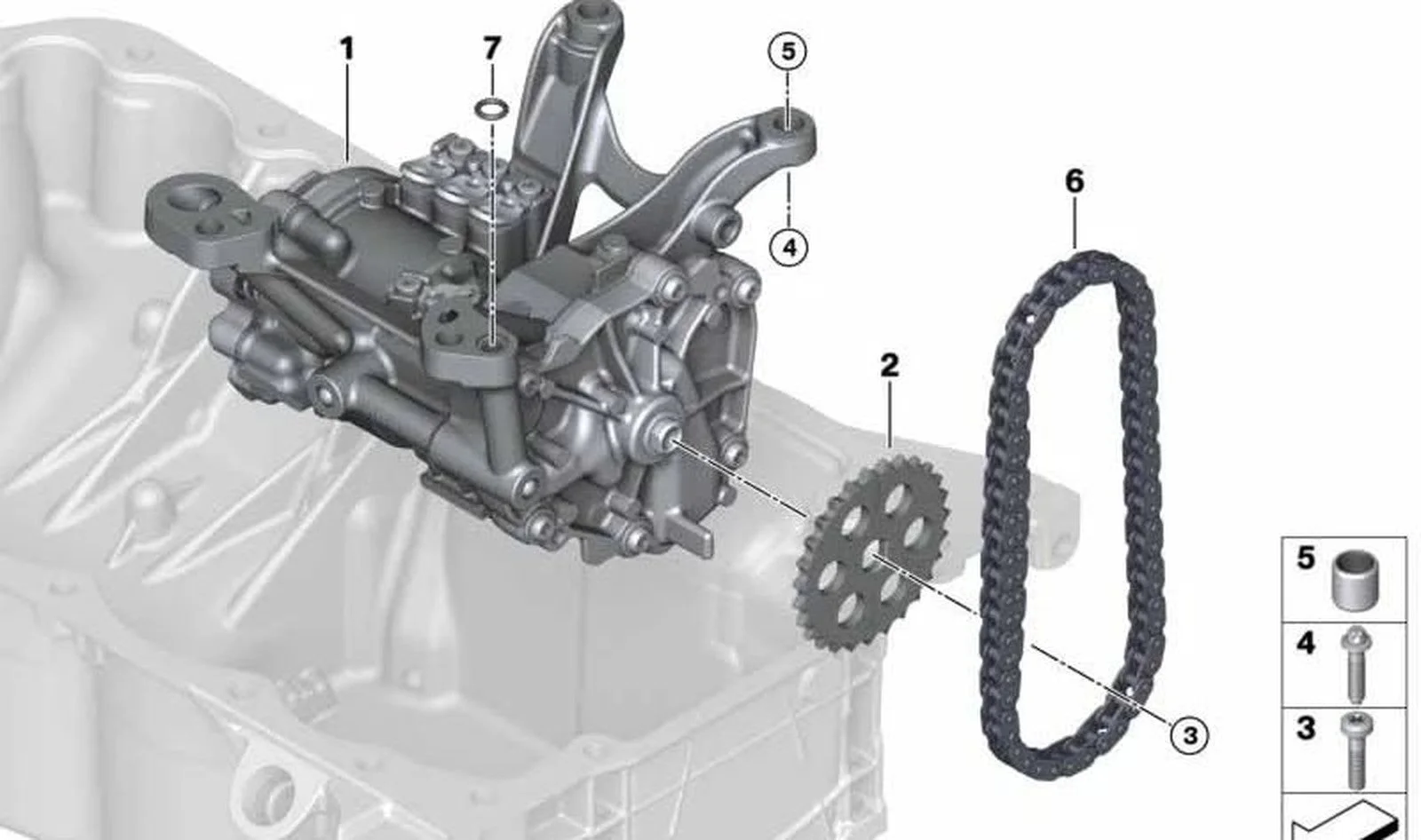 BMW F39 F45 F49 F52… Yağ Vakum Pompası 11418650924
