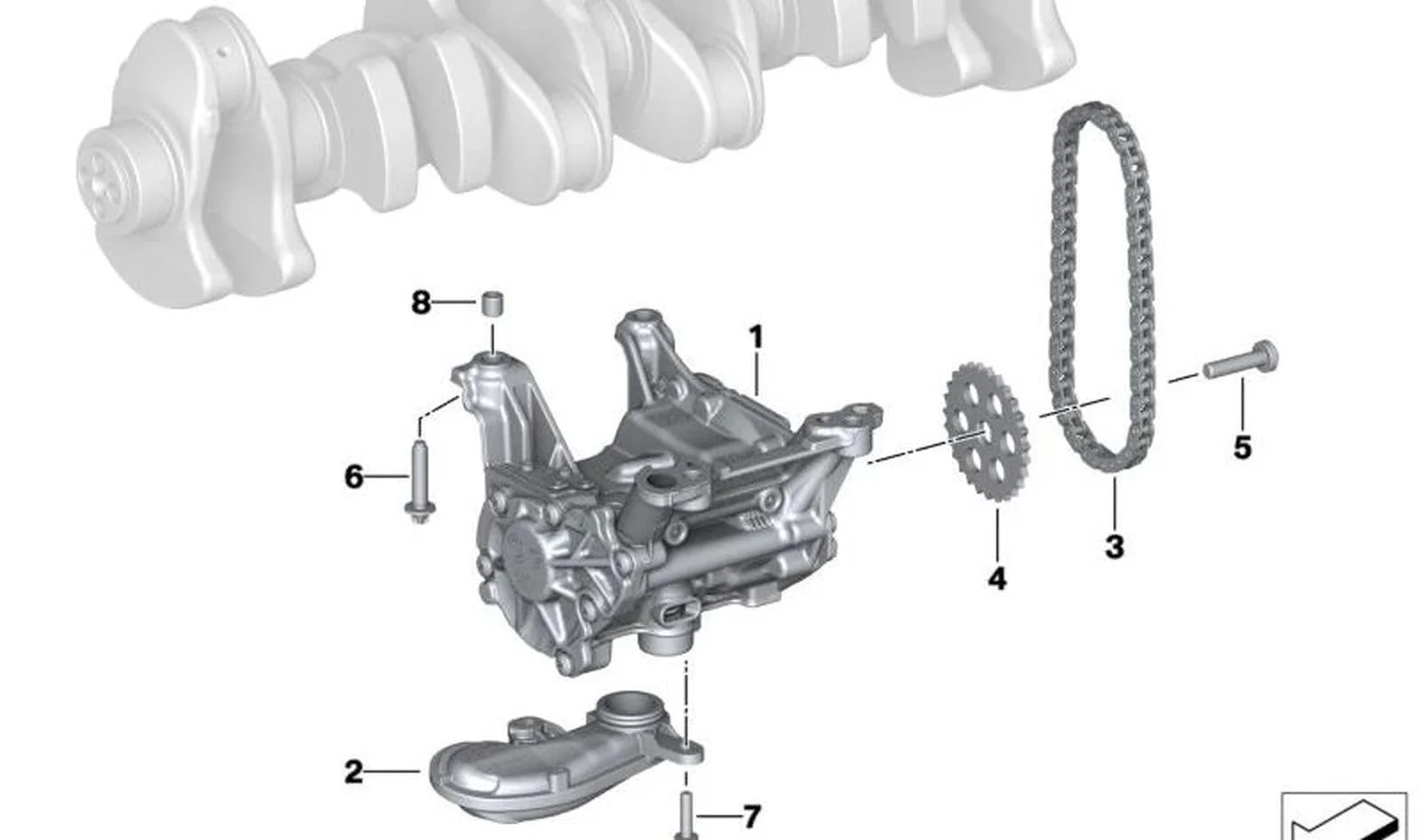 BMW G01 G02 G11 G12… Yağ Pompası 11419895359