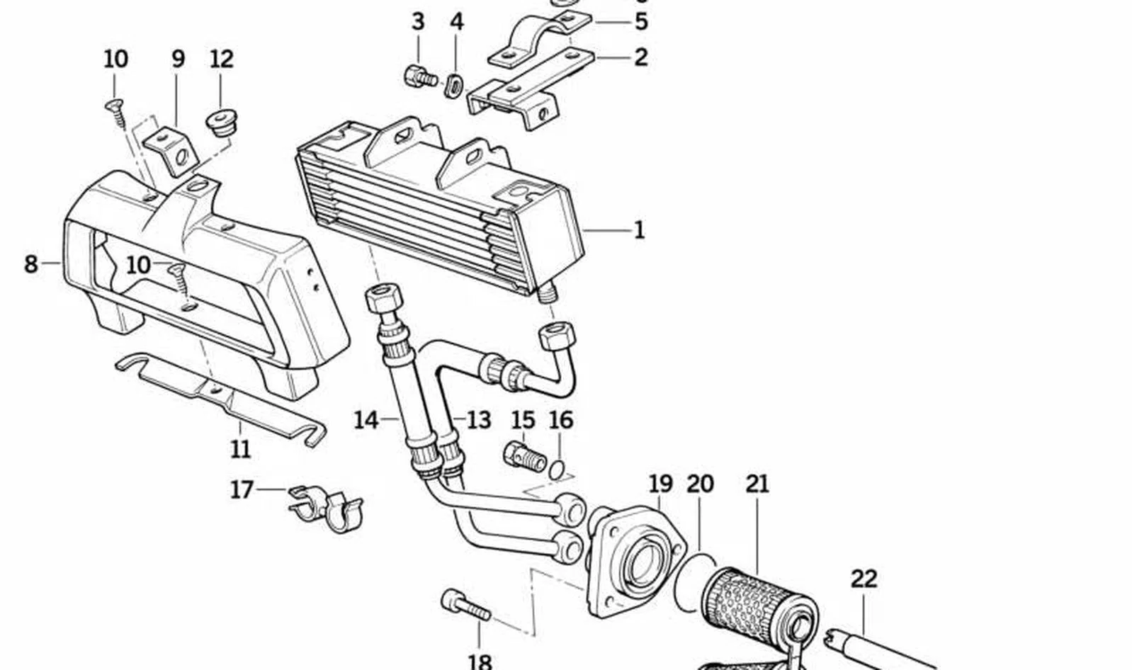 BMW E34 E36 E39 E46… Yağ Soğutma Borusu 11421338717