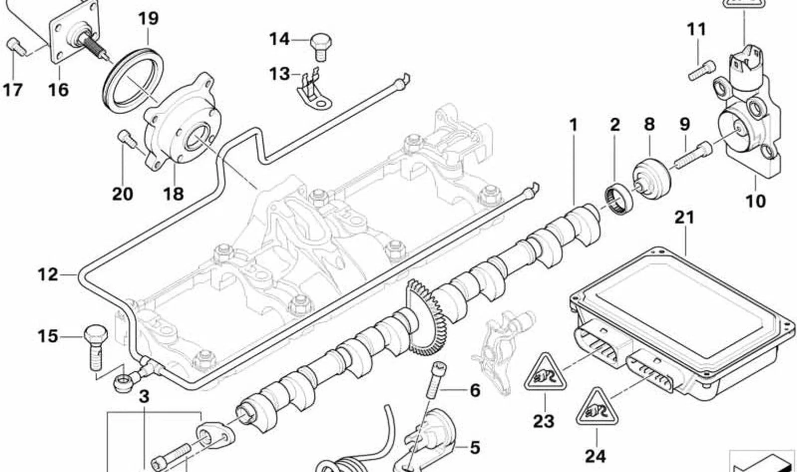 BMW E53 E60 E61 E63… Yağ Püskürtme Borusu 11427504497