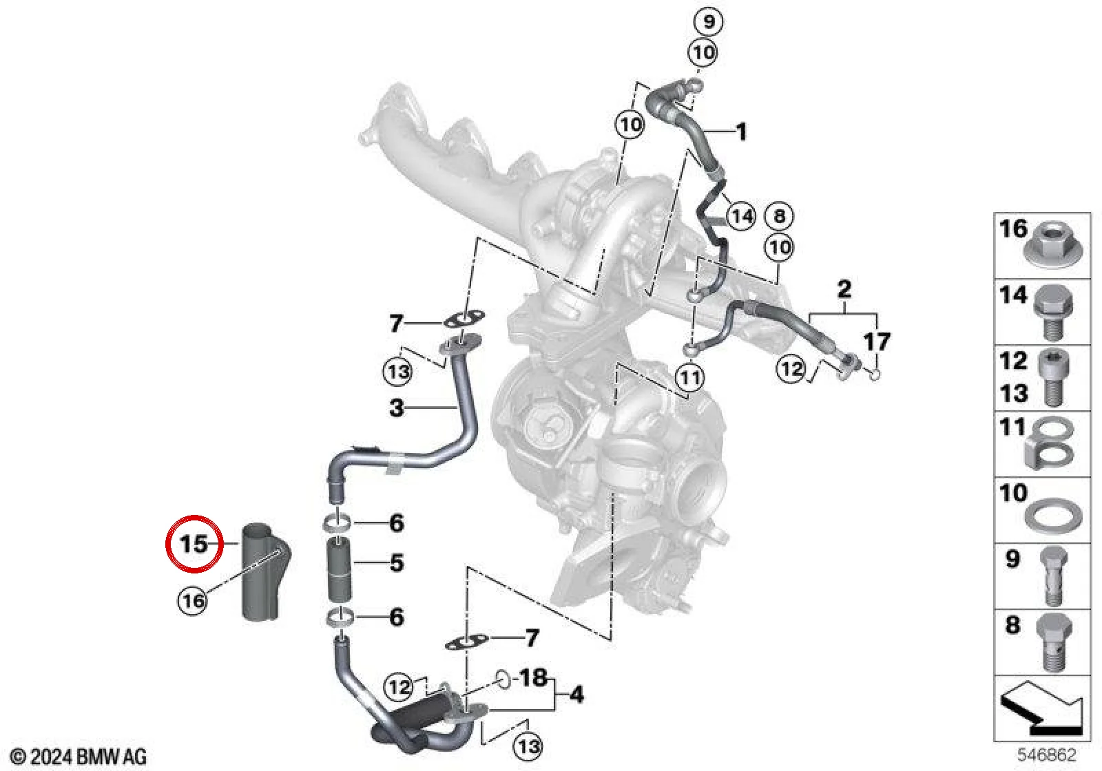 BMW G01 G02 G05 G06… Motor Isı Yalıtım Parçası 11427925675